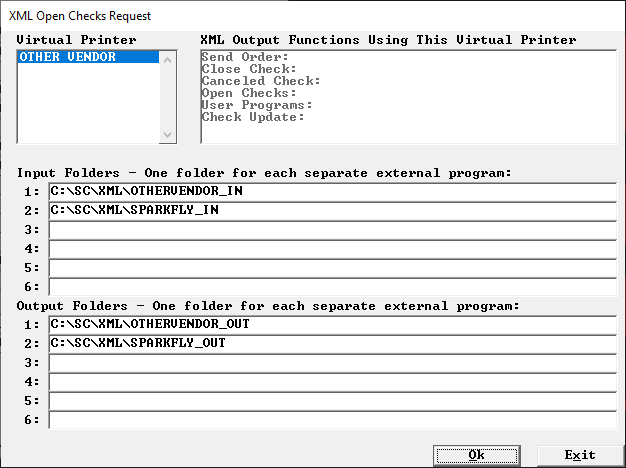 XML I/O