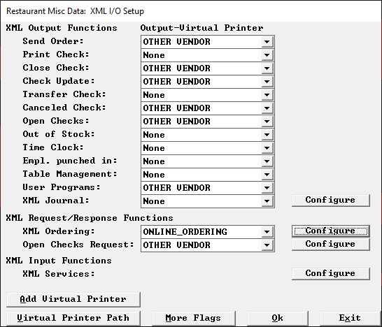 XML I/O