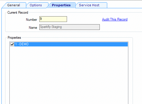 Properties Tab